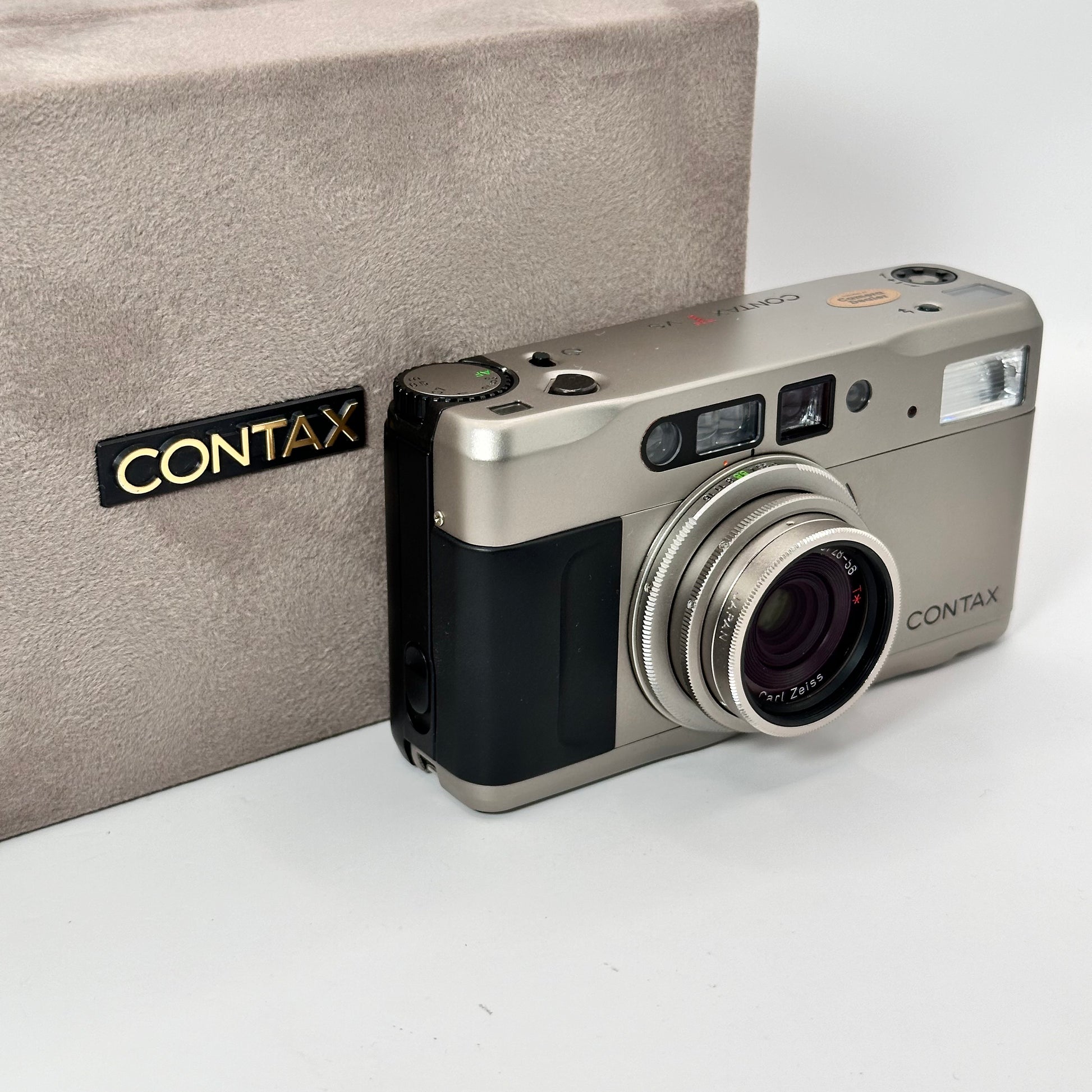 Contax T VS analoge Premium Kompaktkamera Point and Shoot Filmkamera OVP