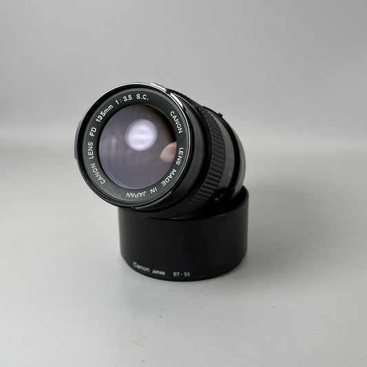 Canon FD 135mm f/3.5 S.C. Sonnenblende