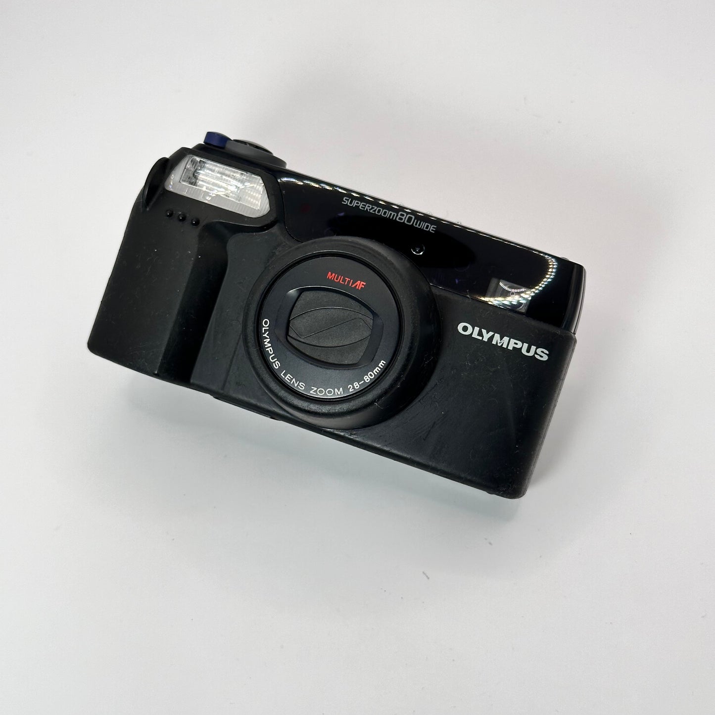 Olympus SuperZoom 80 Wide Analoge Kompaktkamera mit Zoom Filmkamera 