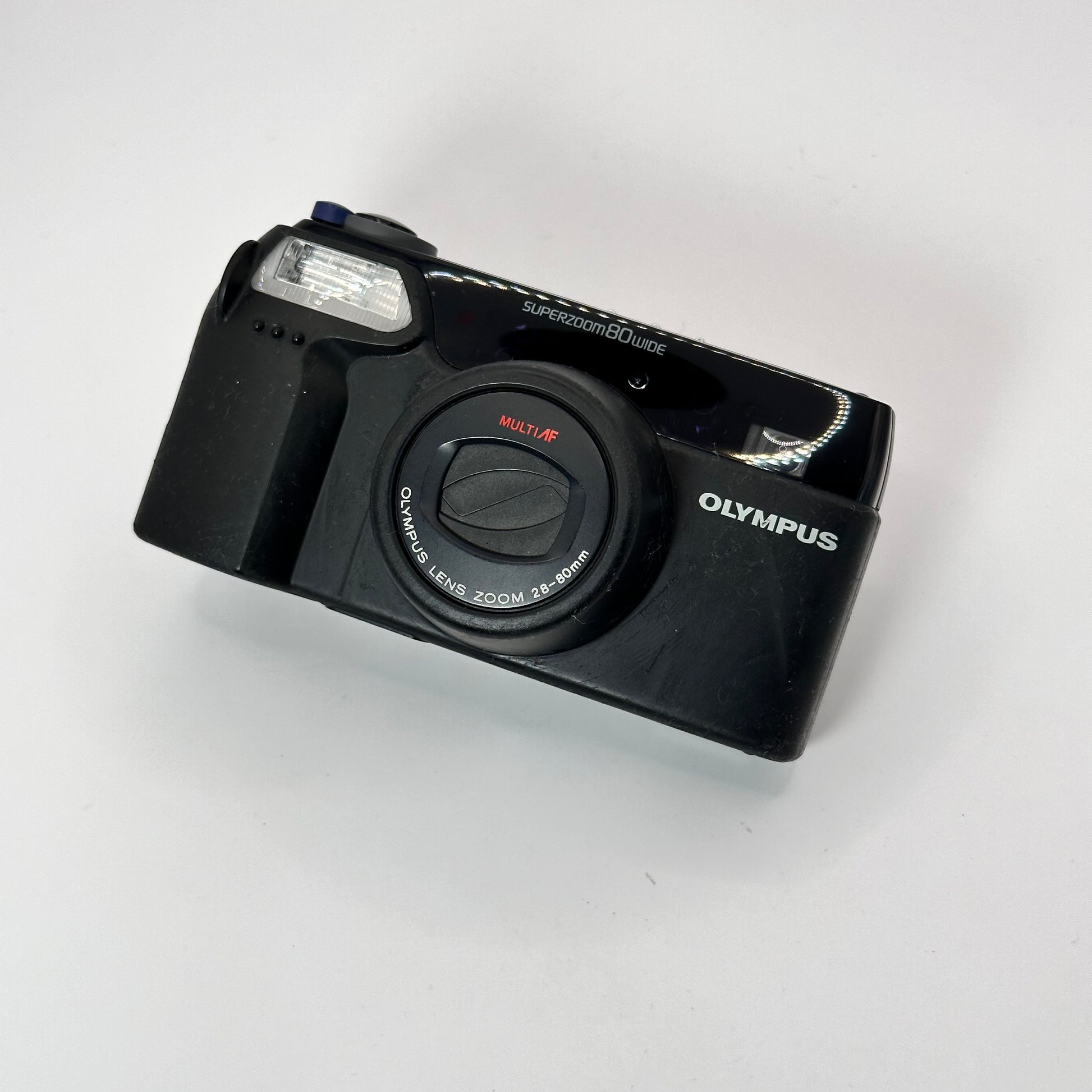 Olympus SuperZoom 80 Wide Analoge Kompaktkamera mit Zoom Filmkamera 