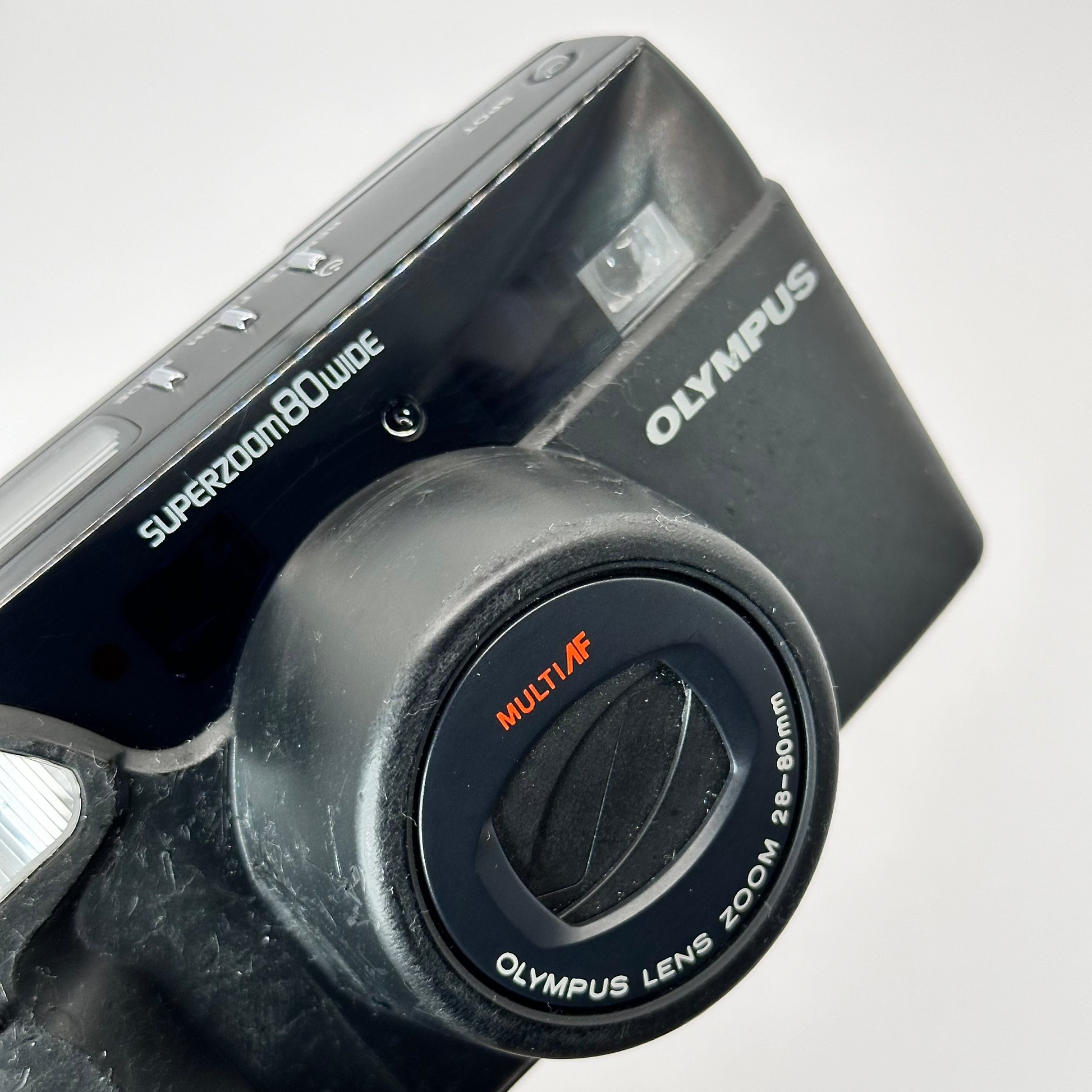 Olympus SuperZoom 80 Wide Analoge Kompaktkamera mit Zoom Filmkamera 